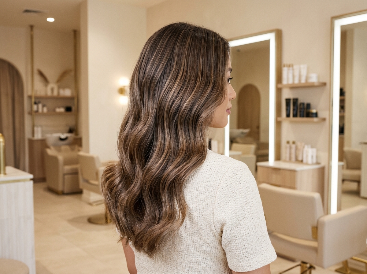 Hair Color and Digital Perm at O B ONE