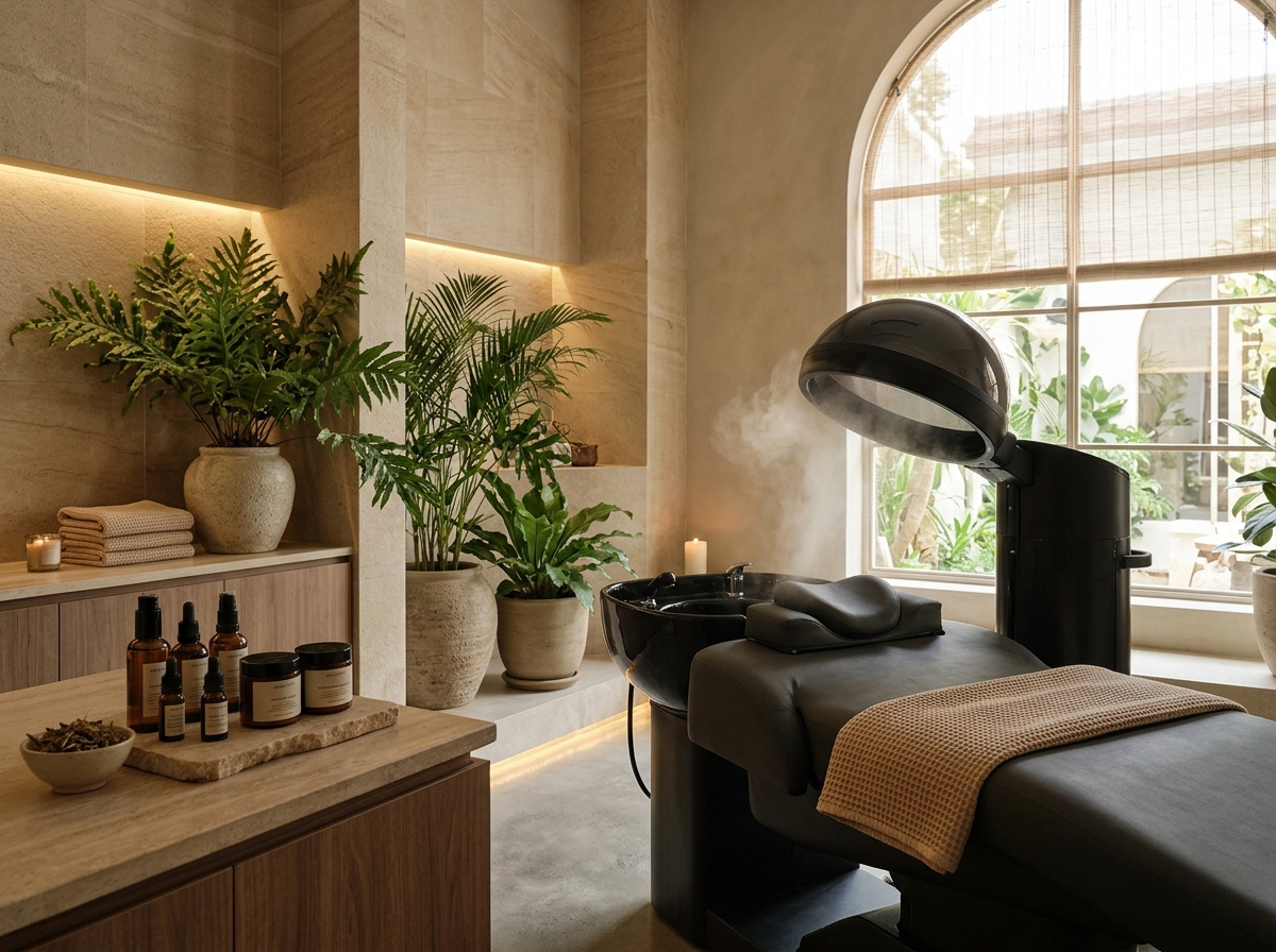 Hair Spa and Keratin Steam Treatment at O B ONE